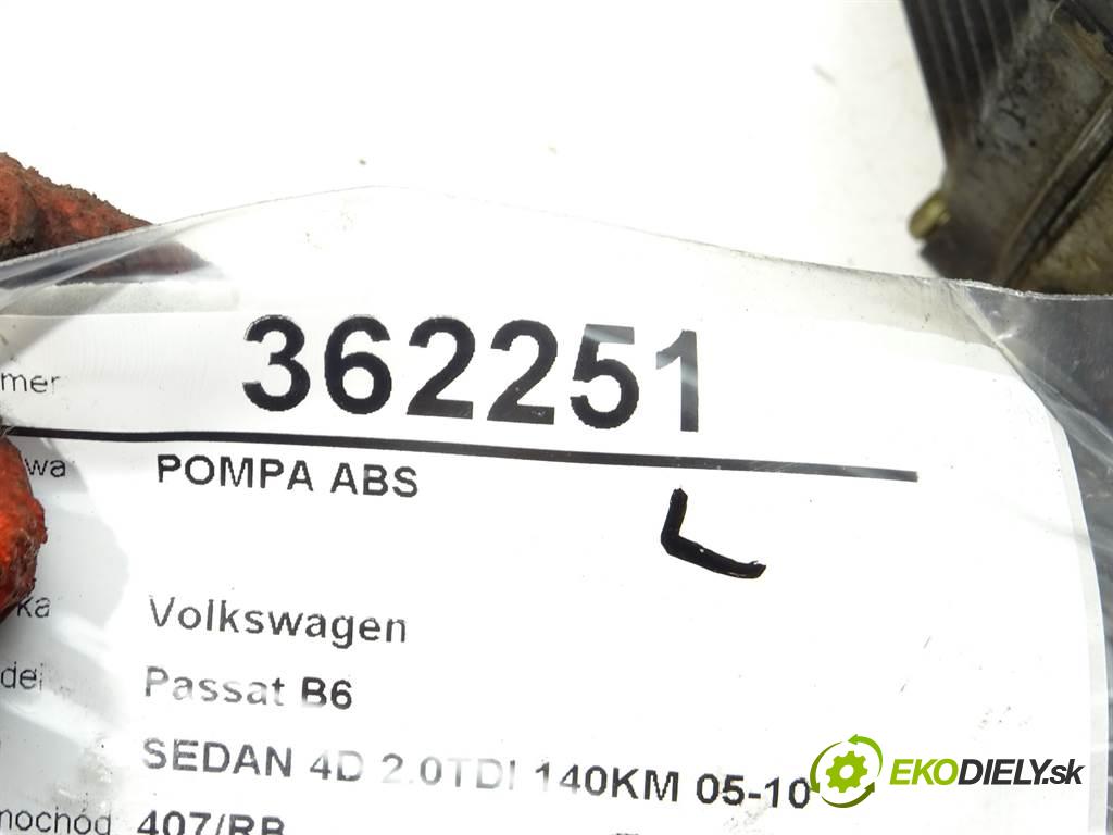 Volkswagen Passat B6  2005 103KW SEDAN 4D 2.0TDI 140KM 05-10 1968 Pumpa ABS 3C0614095K (Pumpy ABS)