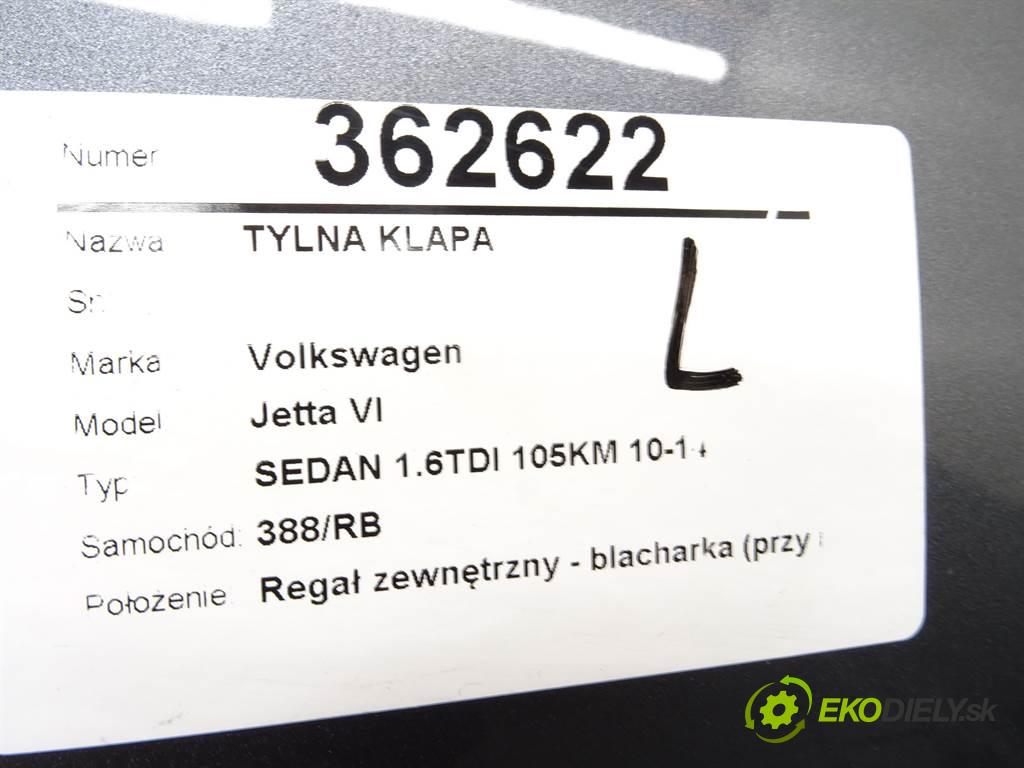 Volkswagen Jetta VI  2013 77 kW SEDAN 1.6TDI 105KM 10-14 1600 zadná kapota  (Zadné kapoty)