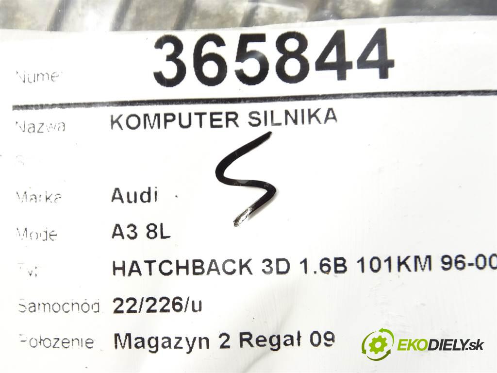 Audi A3 8L  1997 74 kW HATCHBACK 3D 1.6B 101KM 96-00 1600 riadiaca jednotka Motor 06A906019AH (Riadiace jednotky)