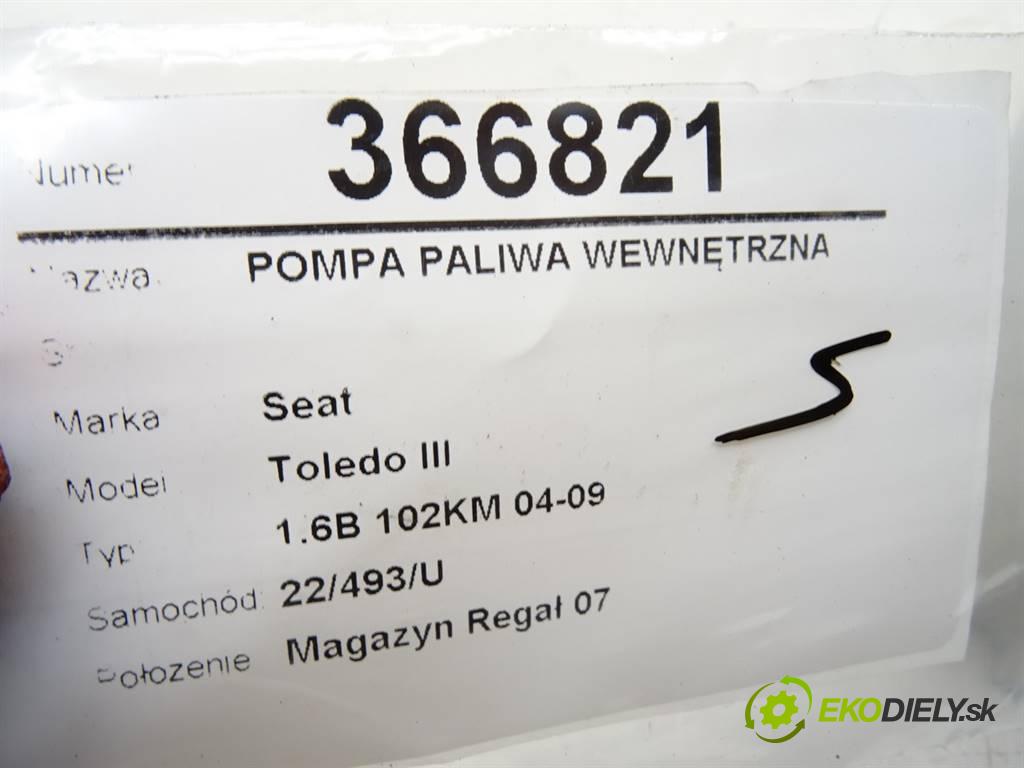 Seat Toledo III  2006 75 kW 1.6B 102KM 04-09 1600 Pumpa paliva vnútorná  (Palivové pumpy, čerpadlá, plaváky)