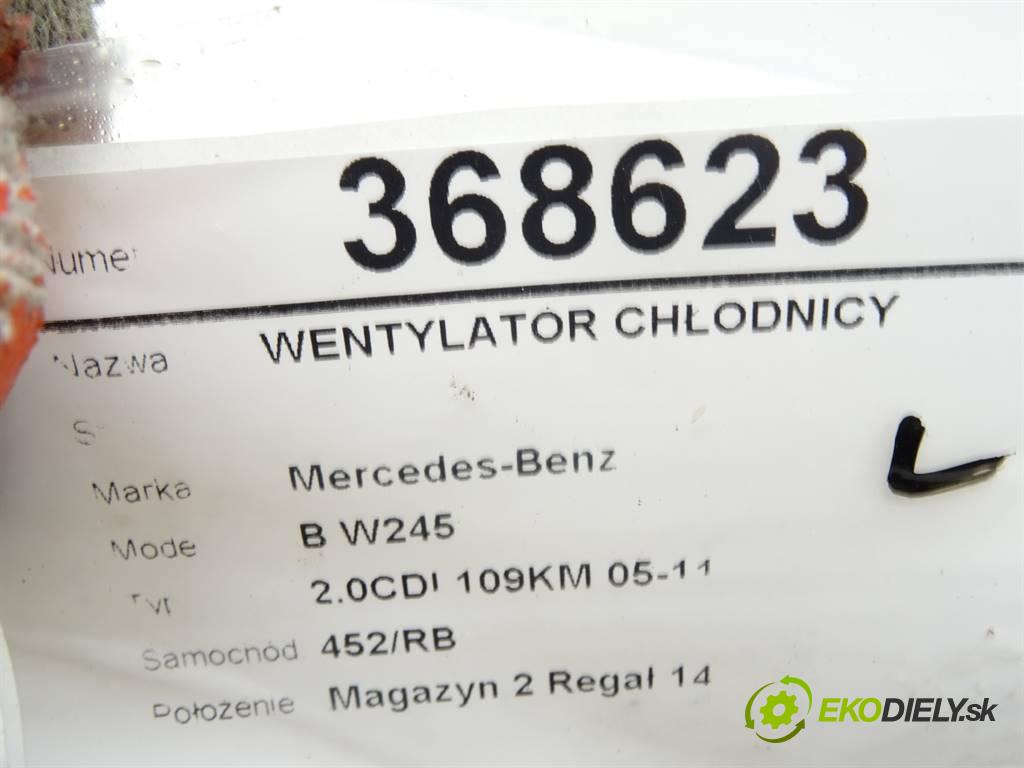 Mercedes-Benz B W245  2005 80 kW 2.0CDI 109KM 05-11 2000 Ventilátor chladiča A1698202942 1137328177 (Ventilátory)