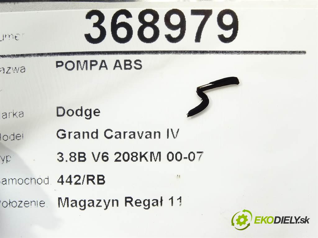 Dodge Grand Caravan IV  2004 154 kW 3.8B V6 208KM 00-07 3800 Pumpa ABS P04721531AA (Pumpy ABS)