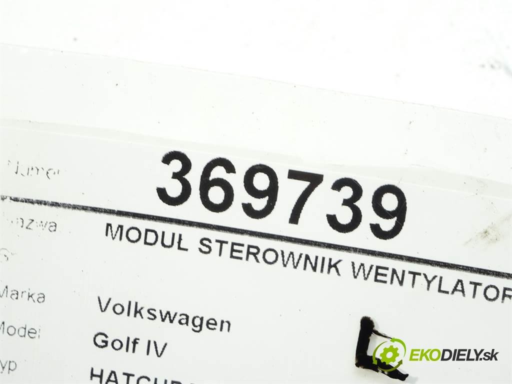 Volkswagen Golf IV  2003  HATCHBACK 5D 1.9TDI 101KM 97-03 1900 Modul Riadiaca jednotka ventilátora 1J0919506K (Ostatné)