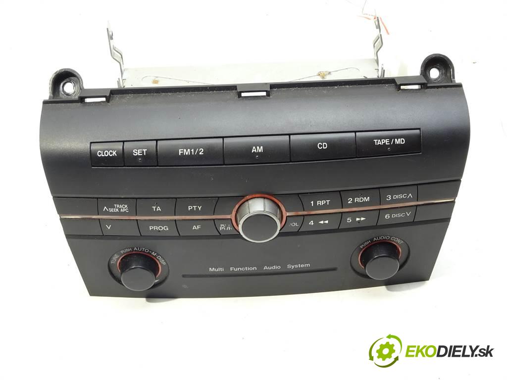 Mazda 3  2005 77KW BK SEDAN 4D 1.6B 105KM 03-09 1598 RADIO BP4L66AS0 (Audio zariadenia)