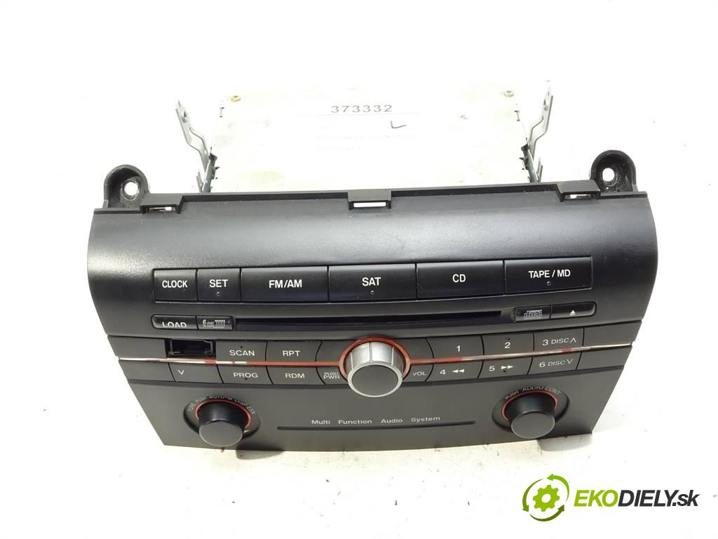 Mazda 3    BK HATCHBACK 5D 2.3B 158KM 03-09  RADIO BN8M669RX (Audio zariadenia)