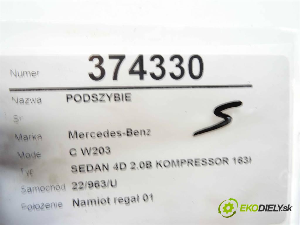 Mercedes-Benz C W203  2000 120 kW SEDAN 4D 2.0B KOMPRESSOR 163KM 00-06 2000 Torpédo, plast pod čelné okno 2038300813 (Torpéda)