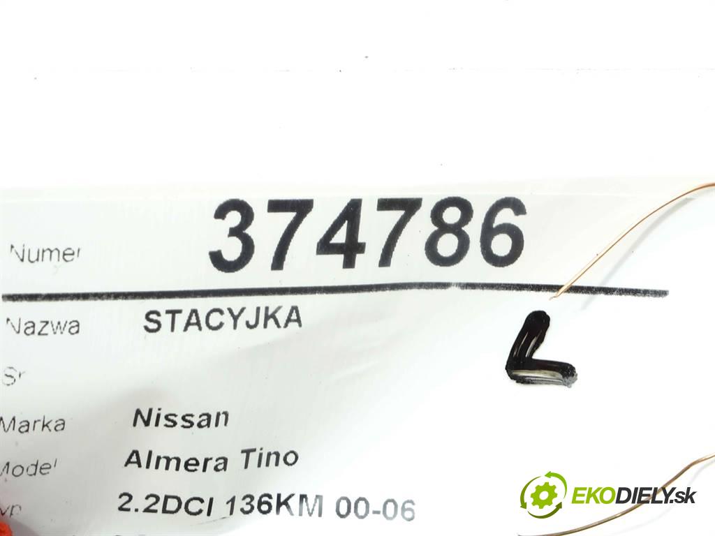 Nissan Almera Tino  2001 84 kW 2.2DCI 136KM 00-06 2200 spinačka  (Spínacie skrinky a kľúče)