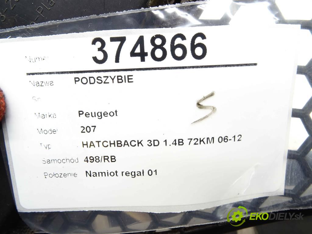 Peugeot 207  2008 54KW HATCHBACK 3D 1.4B 72KM 06-12 1360 Torpédo, plast pod čelné okno 96818458XT (Torpéda)
