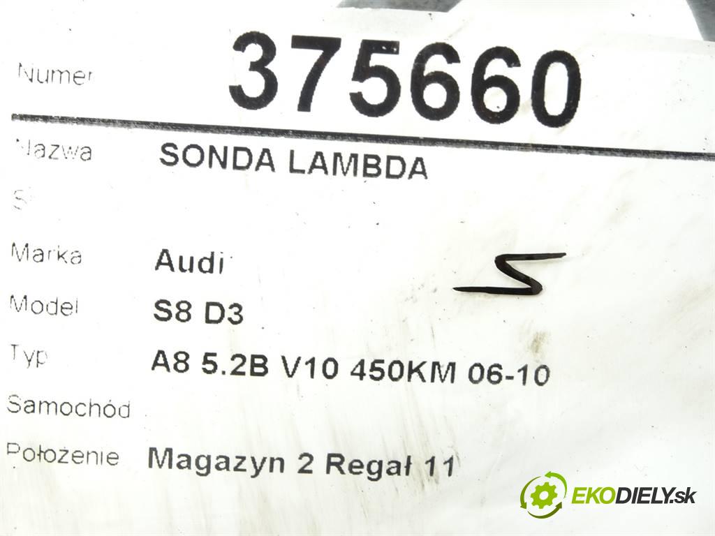 Audi S8 D3    A8 5.2B V10 450KM 06-10  sonda lambda 07L906262L (Lambda sondy)