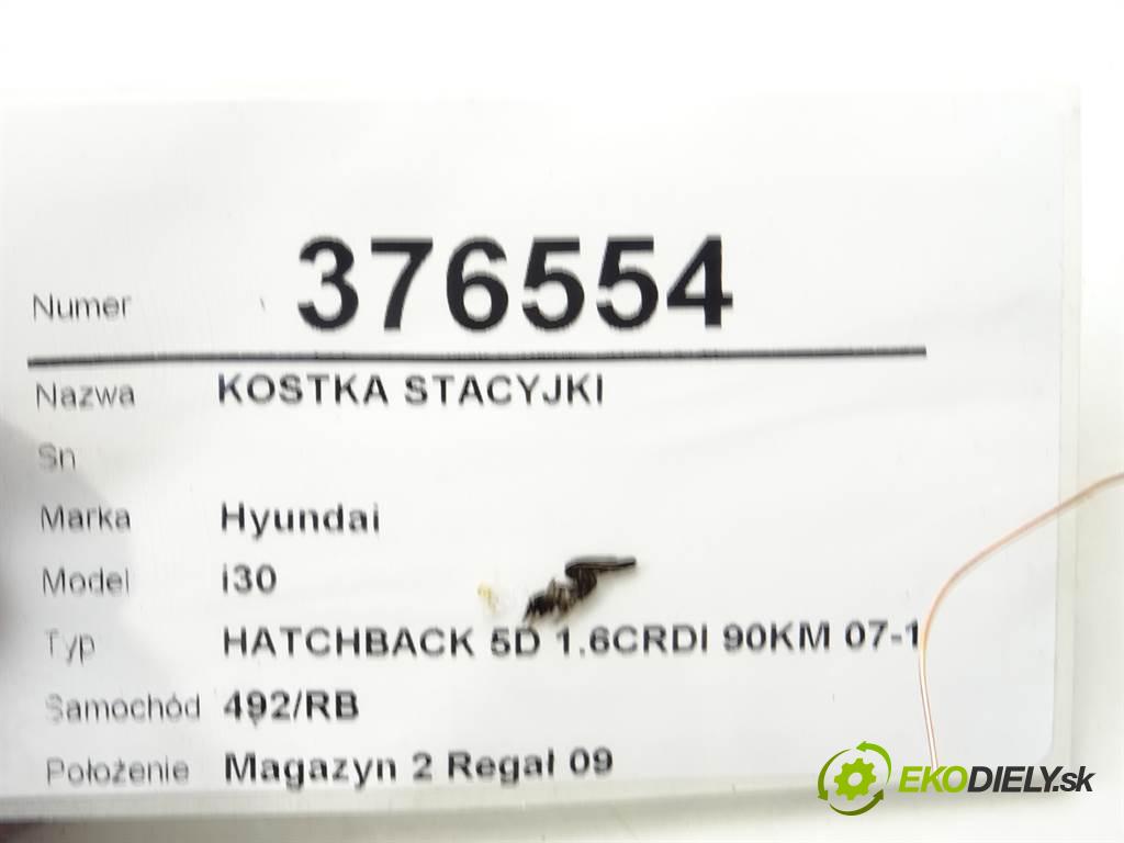 Hyundai i30  2007 66 kW HATCHBACK 5D 1.6CRDI 90KM 07-12 1600 Kocka, vložka spínacej skrinky  (Spínacie skrinky a kľúče)