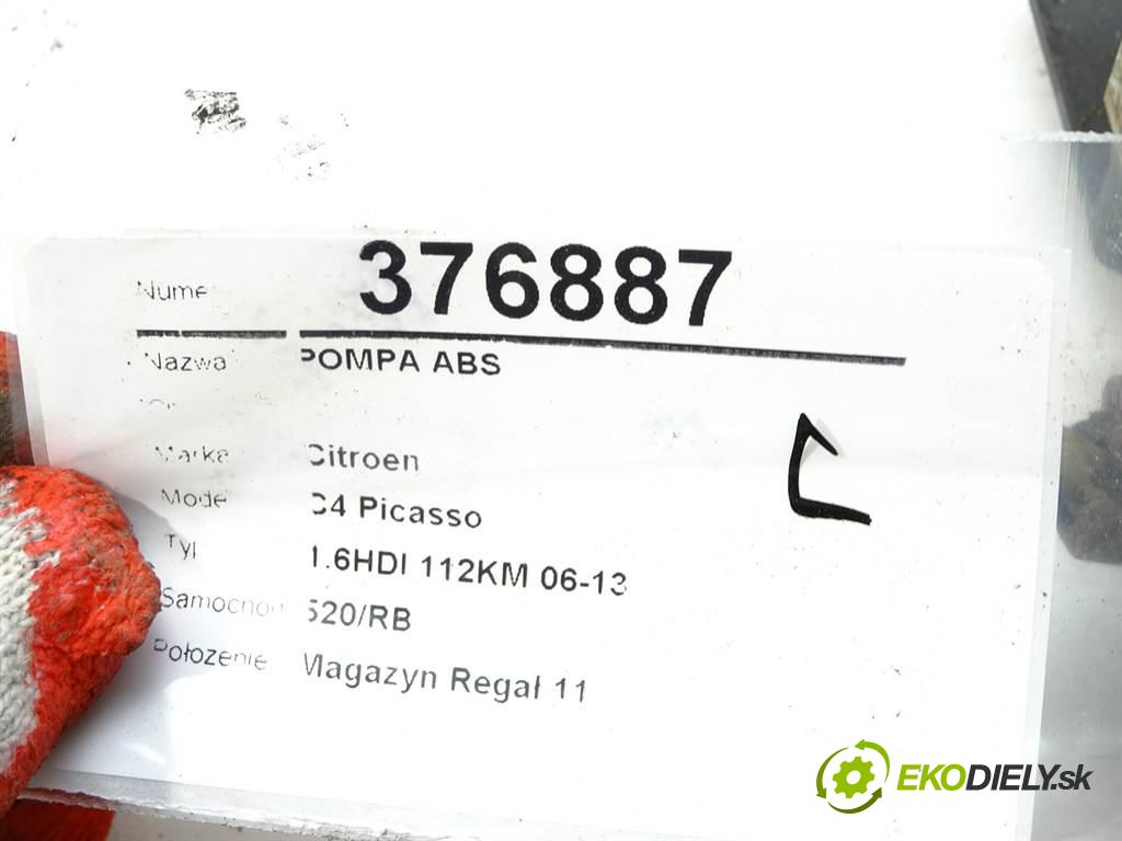 Citroen C4 Picasso  2012 82 kW 1.6HDI 112KM 06-13 1600 Pumpa ABS  (Pumpy ABS)