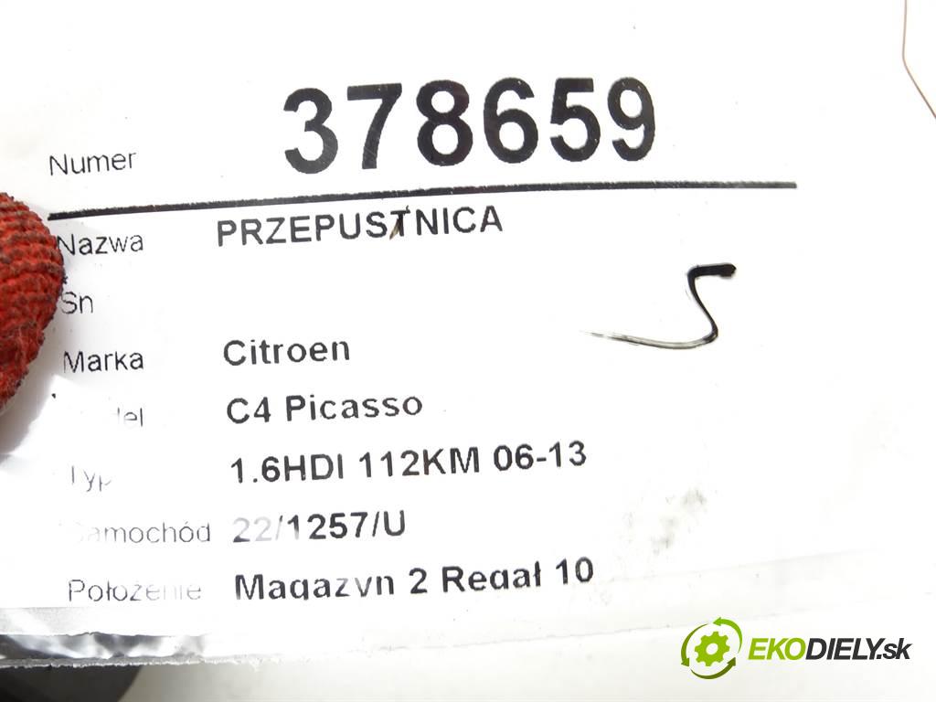 Citroen C4 Picasso  2012 82 kW 1.6HDI 112KM 06-13 1600 Škrtiaca klapka 9673534480 (Škrtiace klapky)