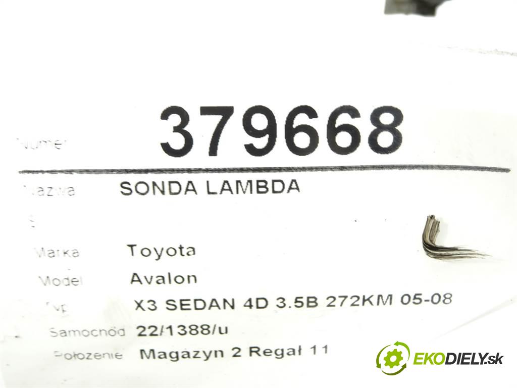 Toyota Avalon  2006 197 kW X3 SEDAN 4D 3.5B 272KM 05-08 3500 sonda lambda 89467-07020 (Lambda sondy)