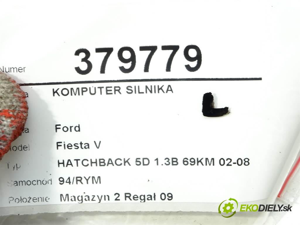 Ford Fiesta V  2003 51 kW MK6 HATCHBACK 5D 1.3B 69KM 02-08 1300 riadiaca jednotka Motor 2S6A-12A650-PB (Riadiace jednotky)