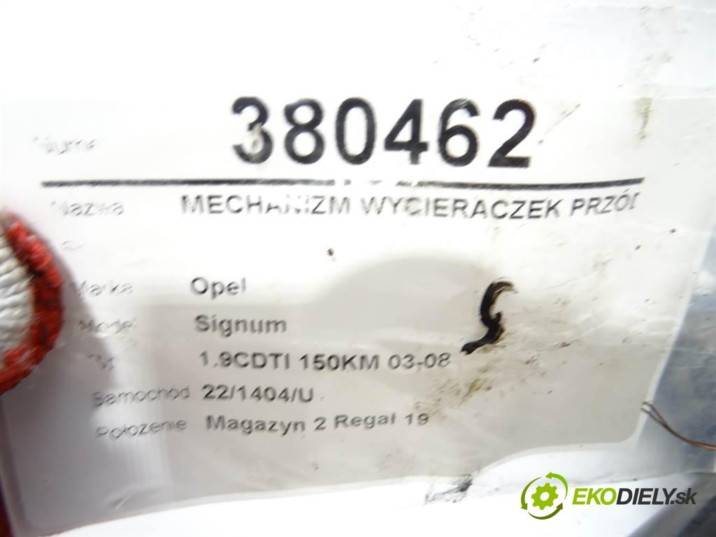 Opel Signum  2004 110 kW 1.9CDTI 150KM 03-08 1900 Mechanizmus stieračov predný 09185806 (Motorčeky stieračov predné)