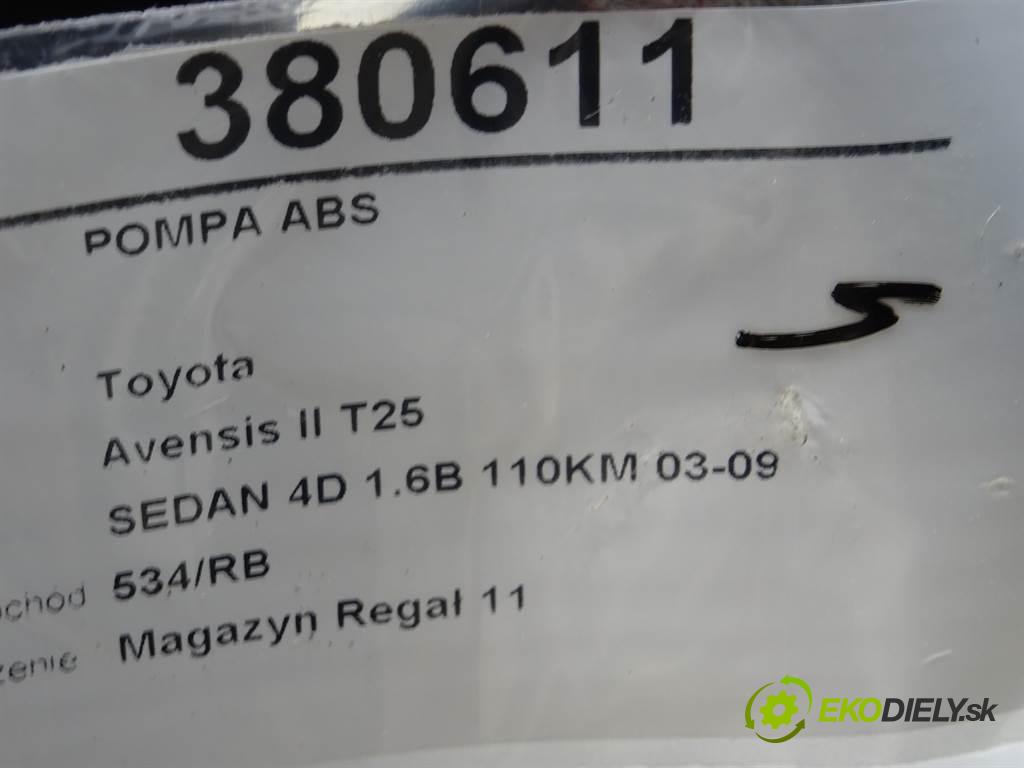 Toyota Avensis II T25  2003 110KM SEDAN 4D 1.6B 110KM 03-09 1600 Pumpa ABS 44510-05040 (Pumpy ABS)