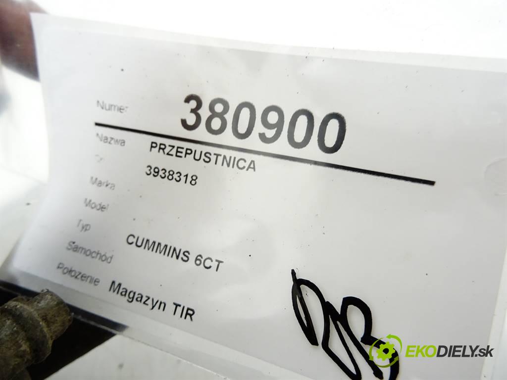 . .    CUMMINS 6CT CGE250 30  Škrtiaca klapka 3938318 (Škrtiace klapky)