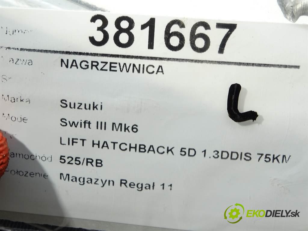 Suzuki Swift III Mk6  2010 55 kW LIFT HATCHBACK 5D 1.3DDIS 75KM 05-10 1300 Výhrevné teleso, radiátor kúrenia  (Radiátory kúrenia)