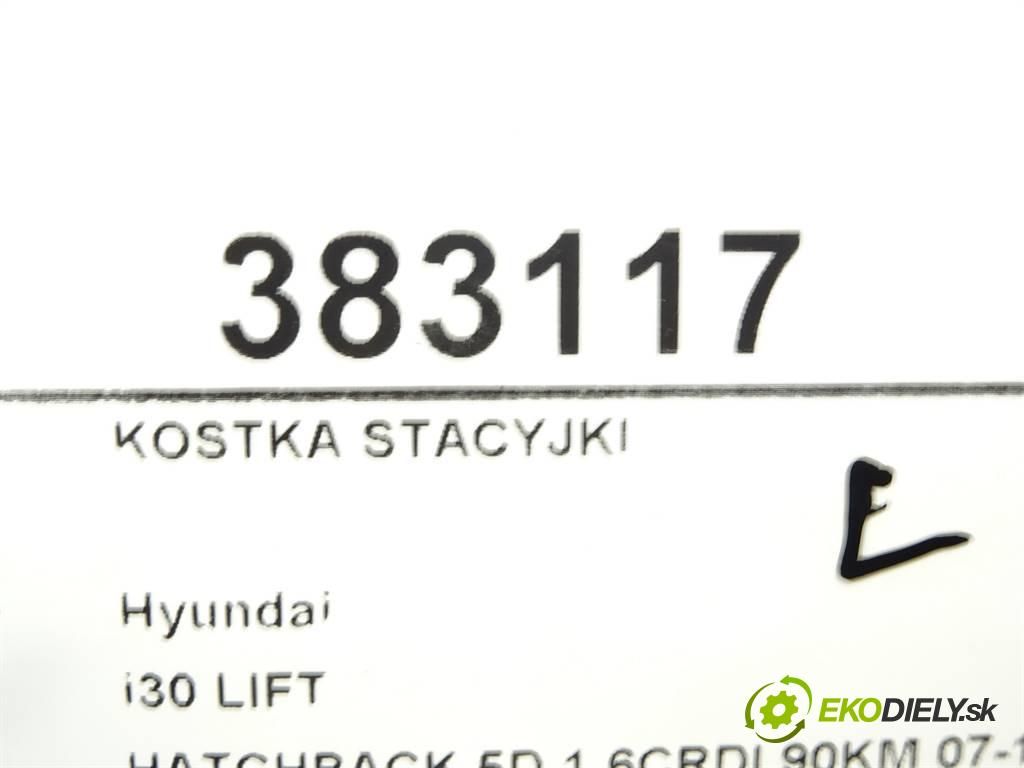 Hyundai i30 LIFT  2011 66 kW HATCHBACK 5D 1.6CRDI 90KM 07-12 1600 Kocka, vložka spínacej skrinky  (Spínacie skrinky a kľúče)