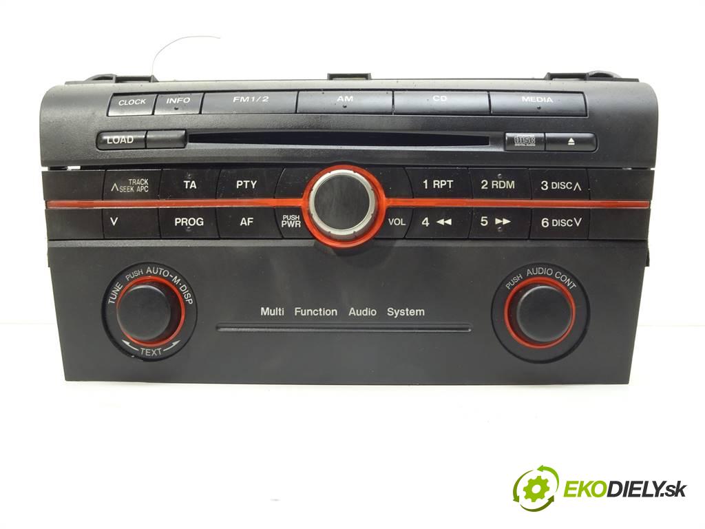 Mazda 3  2006 77 kW BK SEDAN 4D 1.6B 105KM 03-09 1600 RADIO 14794008 (Audio zariadenia)