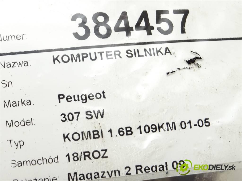 Peugeot 307 SW  2002 80 kW KOMBI 1.6B 109KM 01-05 1600 riadiaca jednotka Motor 0261207474 (Riadiace jednotky)