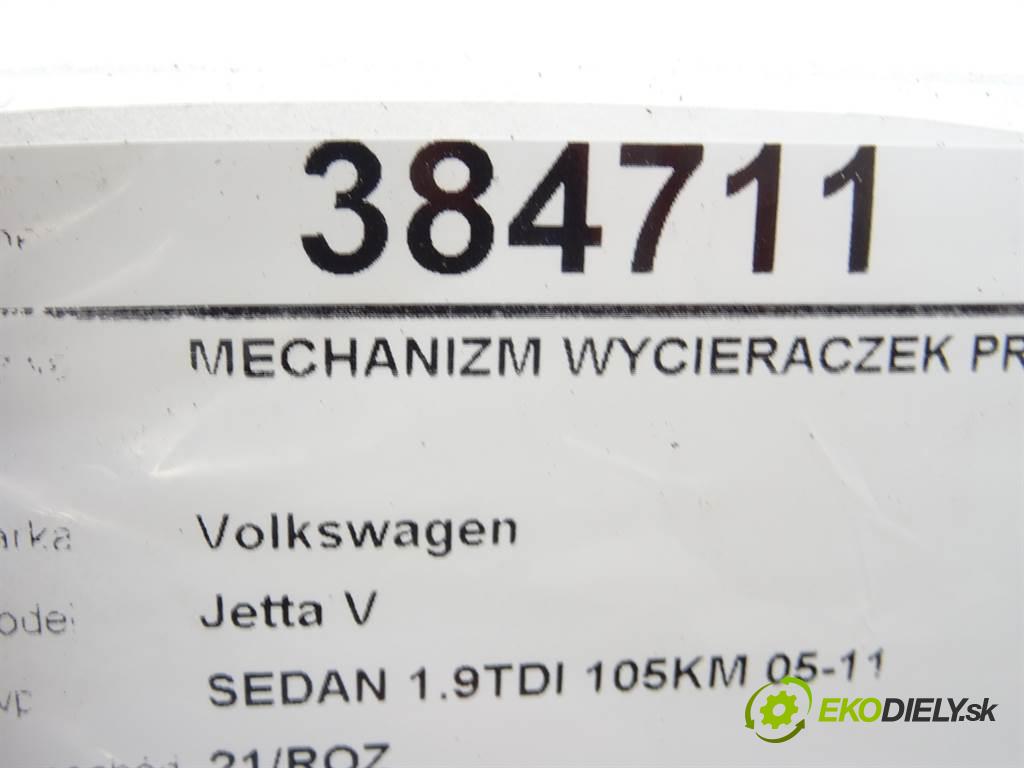 Volkswagen Jetta V  2005 77 kW SEDAN 1.9TDI 105KM 05-11 1900 Mechanizmus stieračov predný 1K1955119C (Motorčeky stieračov predné)