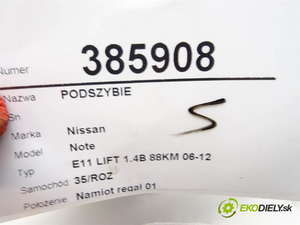 Nissan Note  2012 65 kW E11 LIFT 1.4B 88KM 06-12 1400 Torpédo, plast pod čelné okno 668629U100 (Torpéda)
