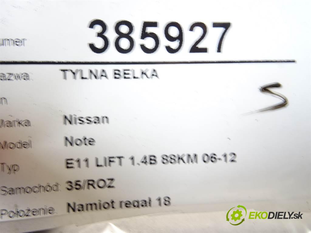 Nissan Note  2012 65 kW E11 LIFT 1.4B 88KM 06-12 1400 zadná Výstuha  (Výstuhy zadné)