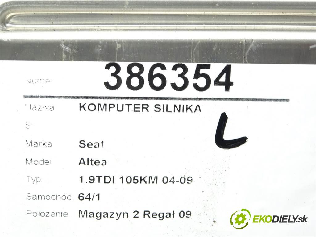 Seat Altea  2006  1.9TDI 105KM 04-09 1900 riadiaca jednotka Motor 03G906021 0281013282 (Riadiace jednotky)