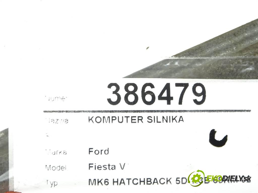 Ford Fiesta V  2002 51 kW MK6 HATCHBACK 5D 1.3B 69KM 02-08 1300 riadiaca jednotka Motor 2S6A-12A650-ZB (Riadiace jednotky)