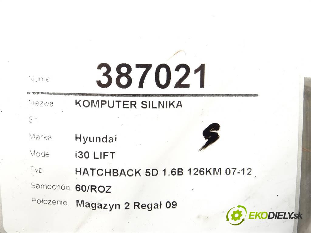 Hyundai i30 LIFT  2010 92,7 HATCHBACK 5D 1.6B 126KM 07-12 1600 riadiaca jednotka Motor 39112-2B045 (Riadiace jednotky)