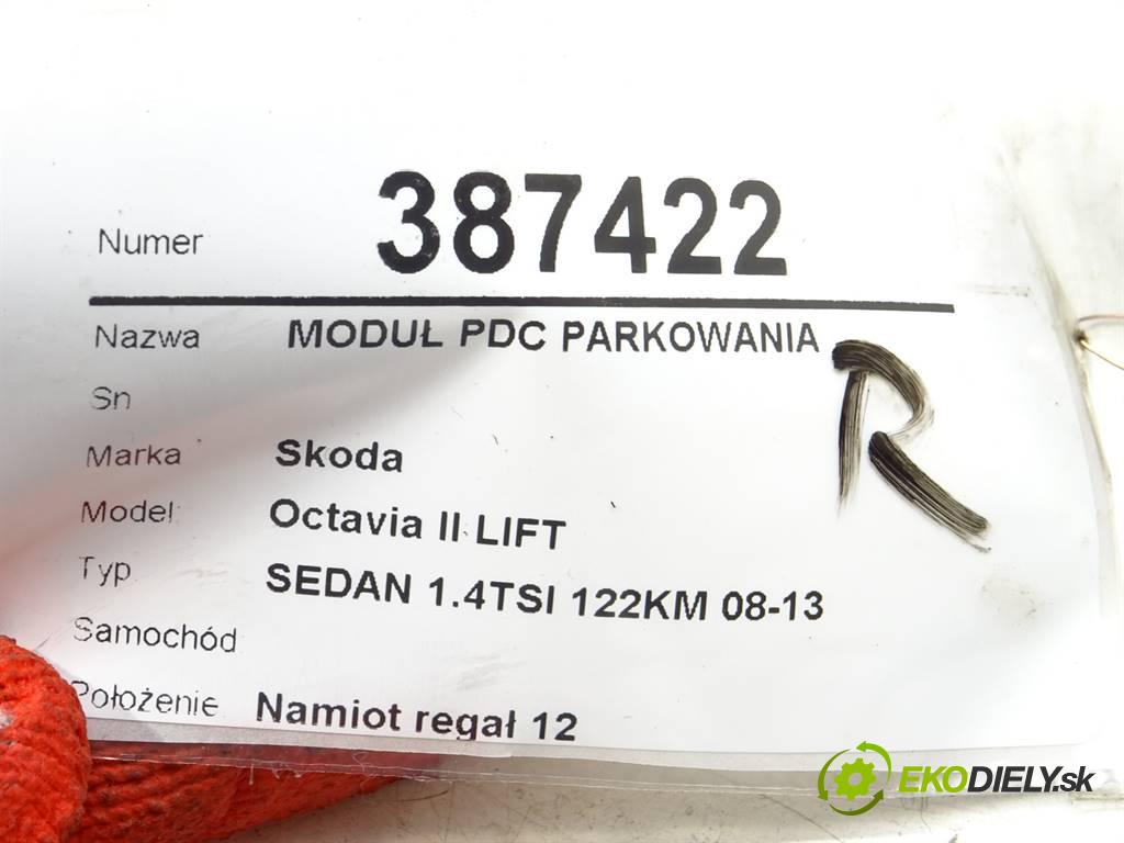 Skoda Octavia II LIFT    SEDAN 1.4TSI 122KM 08-13  Modul PDC 1Z0919475B (Ostatné)