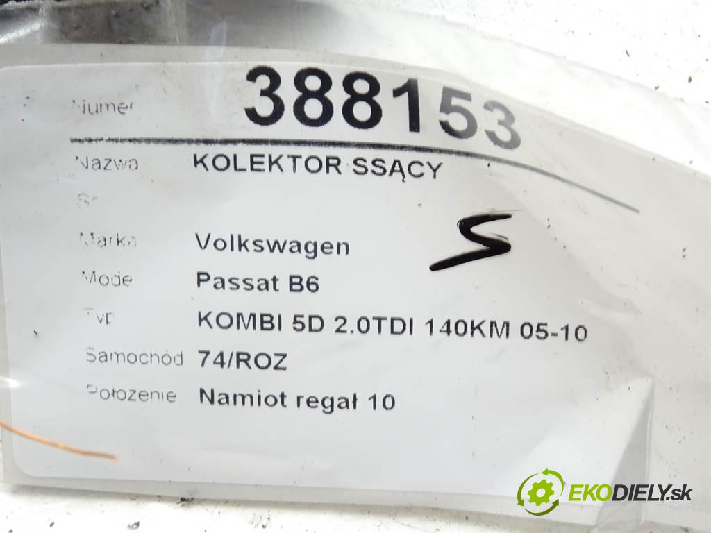 Volkswagen Passat B6  2006 103 kW KOMBI 5D 2.0TDI 140KM 05-10 2000 Potrubie sacie, sanie 03G129713K (Sacie potrubia)