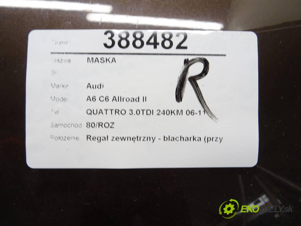 Audi A6 C6 Allroad II  2009 239KM QUATTRO 3.0TDI 240KM 06-11 3000 Kapota  (Kapoty)