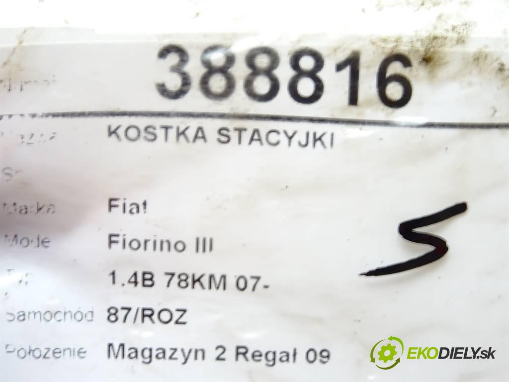 Fiat Fiorino III  2016  1.4B 78KM 07- 1400 Kocka, vložka spínacej skrinky 00519291080 (Spínacie skrinky a kľúče)