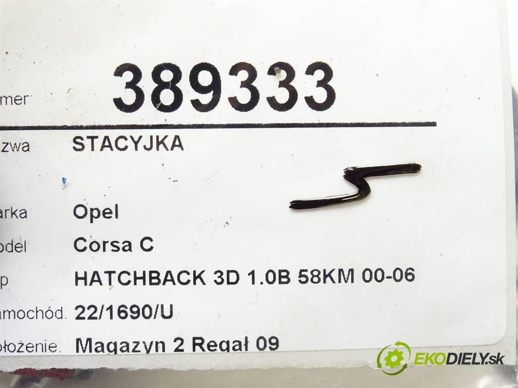 Opel Corsa C  2001 43 kW HATCHBACK 3D 1.0B 58KM 00-06 1000 spinačka  (Spínacie skrinky a kľúče)