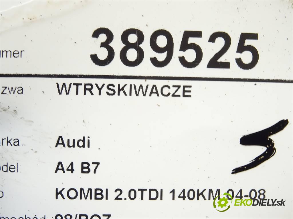 Audi A4 B7  2006 103 kW KOMBI 2.0TDI 140KM 04-08 2000 vstrekovače 0414720404 (Vstrekovače)