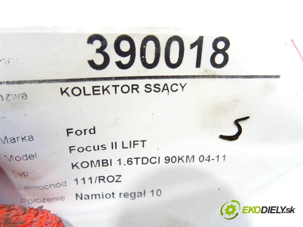 Ford Focus II LIFT  2008 90KM KOMBI 1.6TDCI 90KM 04-11 1600 Potrubie sacie, sanie 9653808680 (Sacie potrubia)