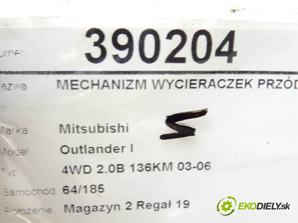 Mitsubishi Outlander I  2004 100 kW 4WD 2.0B 136KM 03-06 2000 Mechanizmus stieračov predný MN126542 (Motorčeky stieračov predné)