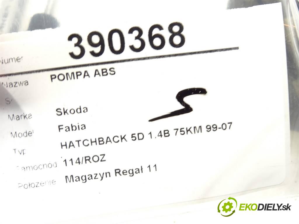 Skoda Fabia  2003 55 kW HATCHBACK 5D 1.4B 75KM 99-07 1400 Pumpa ABS 6Q0907379Q (Pumpy ABS)