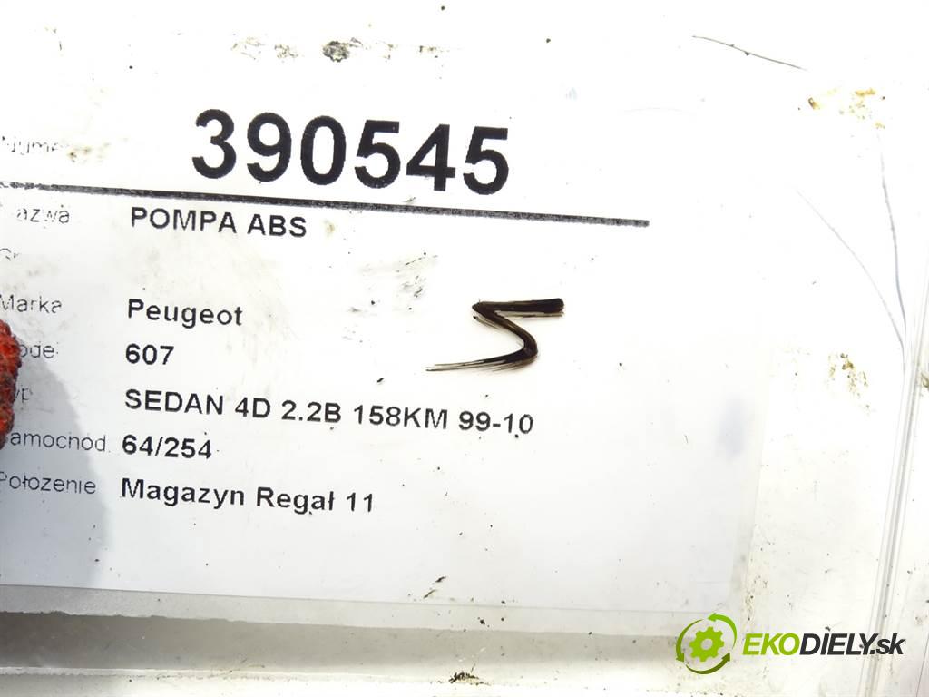 Peugeot 607  2001 116KW SEDAN 4D 2.2B 158KM 99-10 2230 Pumpa ABS 0130108097 (Pumpy ABS)