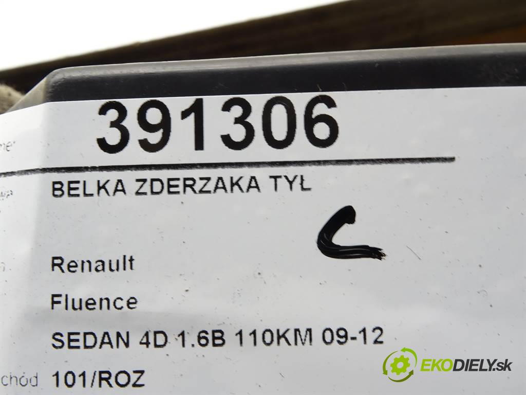 Renault Fluence  2011 81 kW SEDAN 4D 1.6B 110KM 09-12 1600 Výstuha nárazníka zad  (Výstuhy zadné)