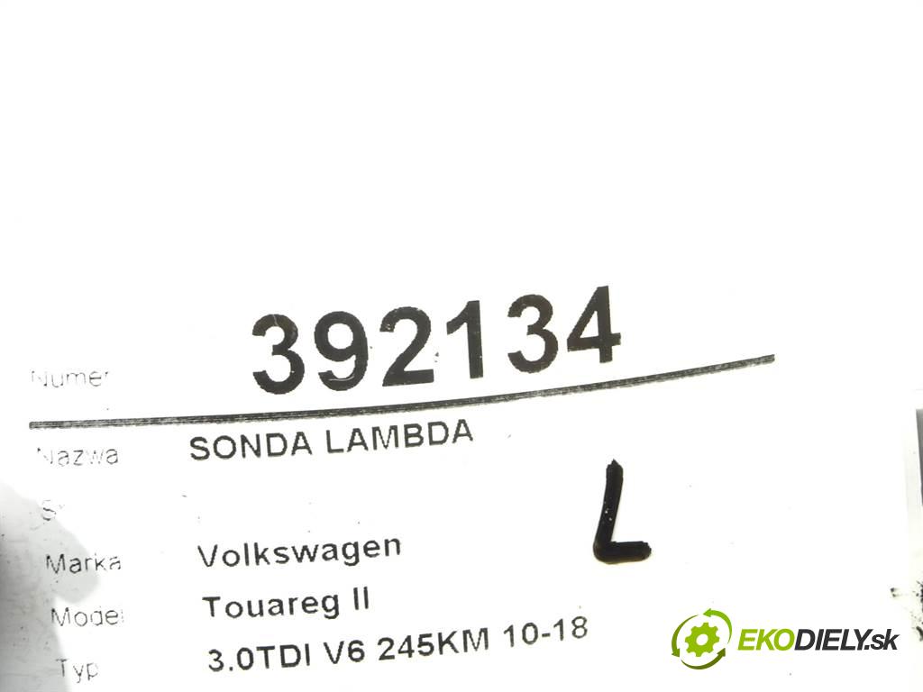 Volkswagen Touareg II  2012 180 kW 3.0TDI V6 245KM 10-18 3000 sonda lambda 059906262J (Lambda sondy)