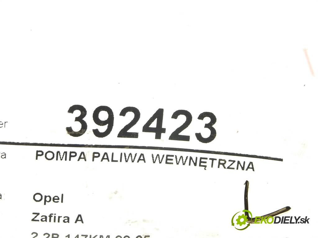 Opel Zafira A  2003 108 kW 2.2B 147KM 99-05 2200 Pumpa paliva vnútorná 13118413 (Palivové pumpy, čerpadlá, plaváky)