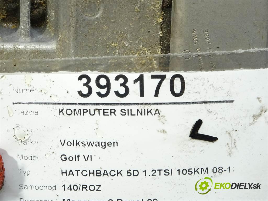 Volkswagen Golf VI  2010 77 kW HATCHBACK 5D 1.2TSI 105KM 08-13 1200 riadiaca jednotka Motor 03F906070BJ (Riadiace jednotky)