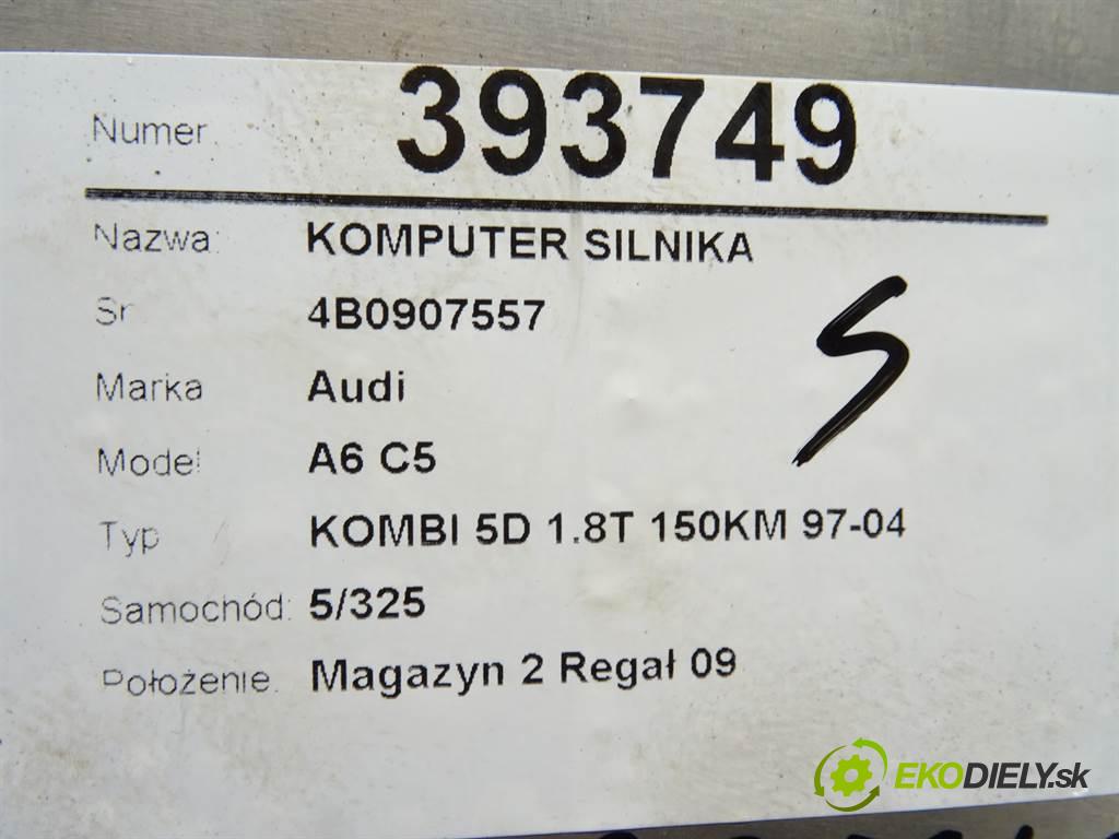 Audi A6 C5  1998 110 kW KOMBI 5D 1.8T 150KM 97-04 1800 riadiaca jednotka Motor 4B0907557B (Riadiace jednotky)