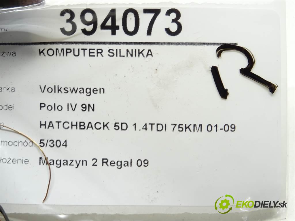 Volkswagen Polo IV 9N  2003 55 kW HATCHBACK 5D 1.4TDI 75KM 01-09 1400 riadiaca jednotka Motor 045906019AQ (Riadiace jednotky)