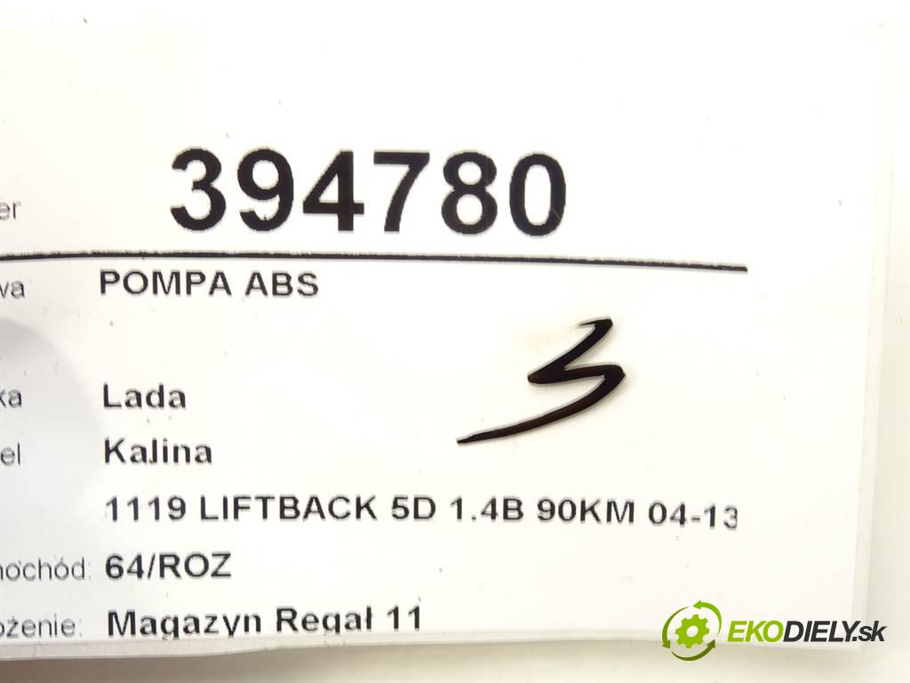 Lada Kalina  2010 90KM 1119 LIFTBACK 5D 1.4B 90KM 04-13 1400 Pumpa ABS 0265800543 (Pumpy ABS)