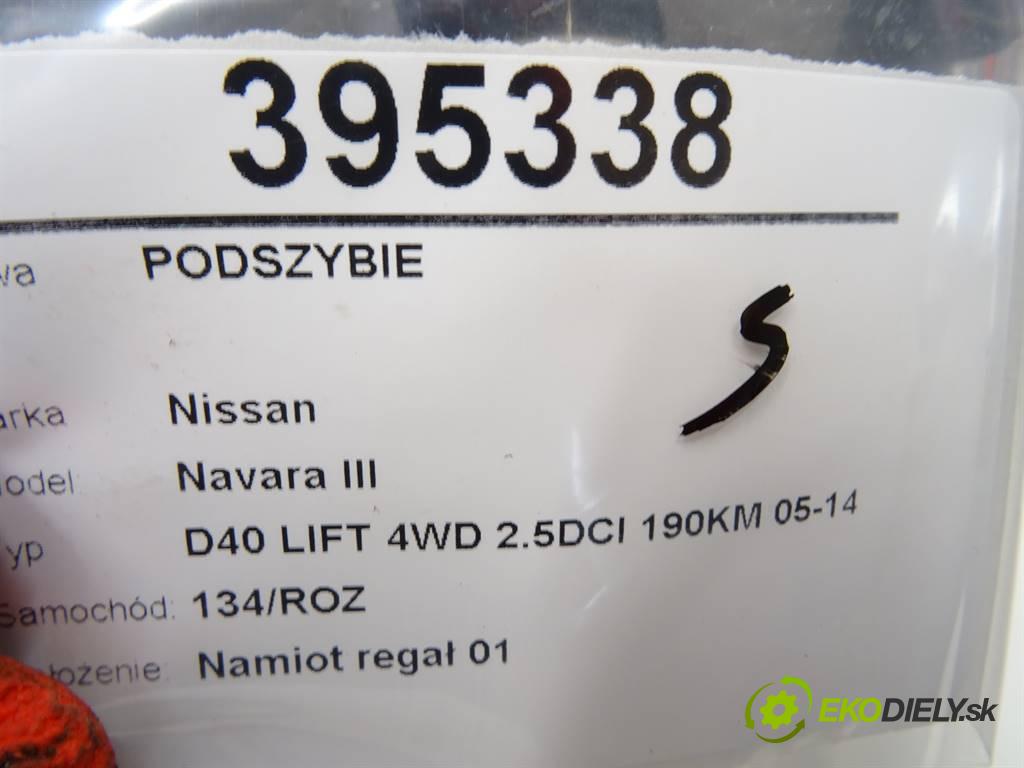 Nissan Navara III  2012 140 kW D40 LIFT 4WD 2.5DCI 190KM 05-14 2500 Torpédo, plast pod čelné okno 66862EB400 (Torpéda)