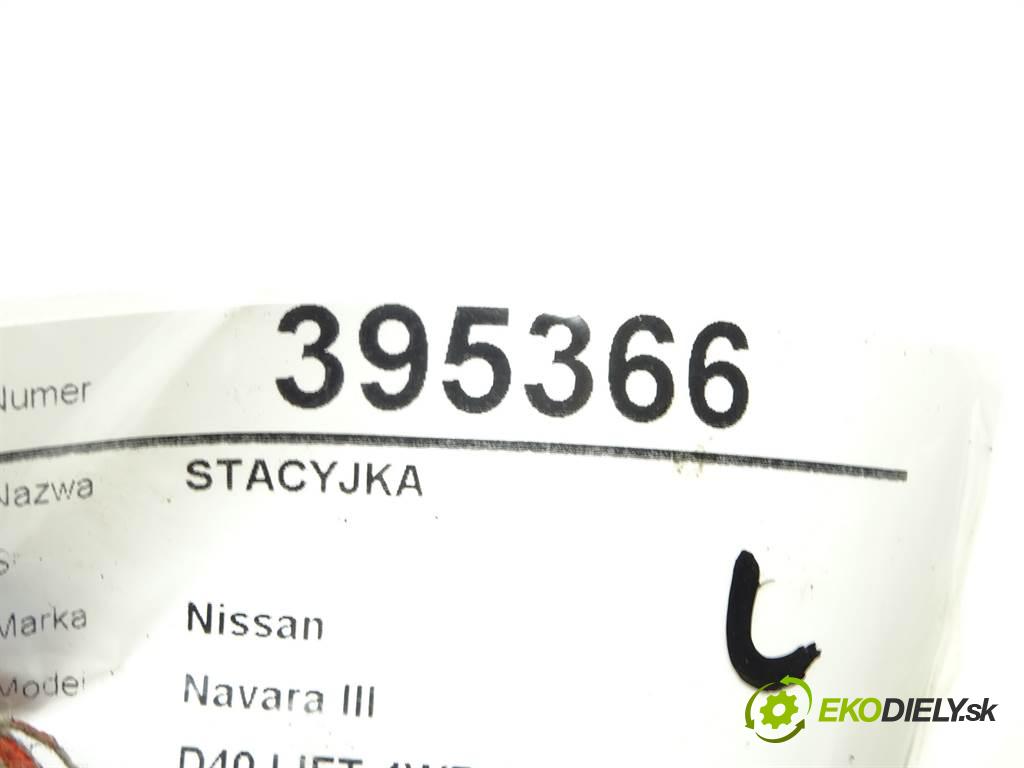 Nissan Navara III  2012 140 kW D40 LIFT 4WD 2.5DCI 190KM 05-14 2500 spinačka N0502278 (Spínacie skrinky a kľúče)